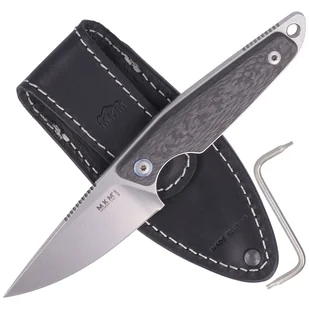 Nóż MKM Makro 1 Carbon Fiber, Stonewashed M390 by Jesper Voxnæs (MKMA01-CF) - Noże - miniaturka - grafika 4