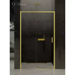 New Trendy D-0433A DRZWI WNĘKOWE PRIME LIGHT GOLD P 160x200 CZYSTE 6mm ACTIVE SHIELD - Ścianki i drzwi prysznicowe - miniaturka - grafika 1