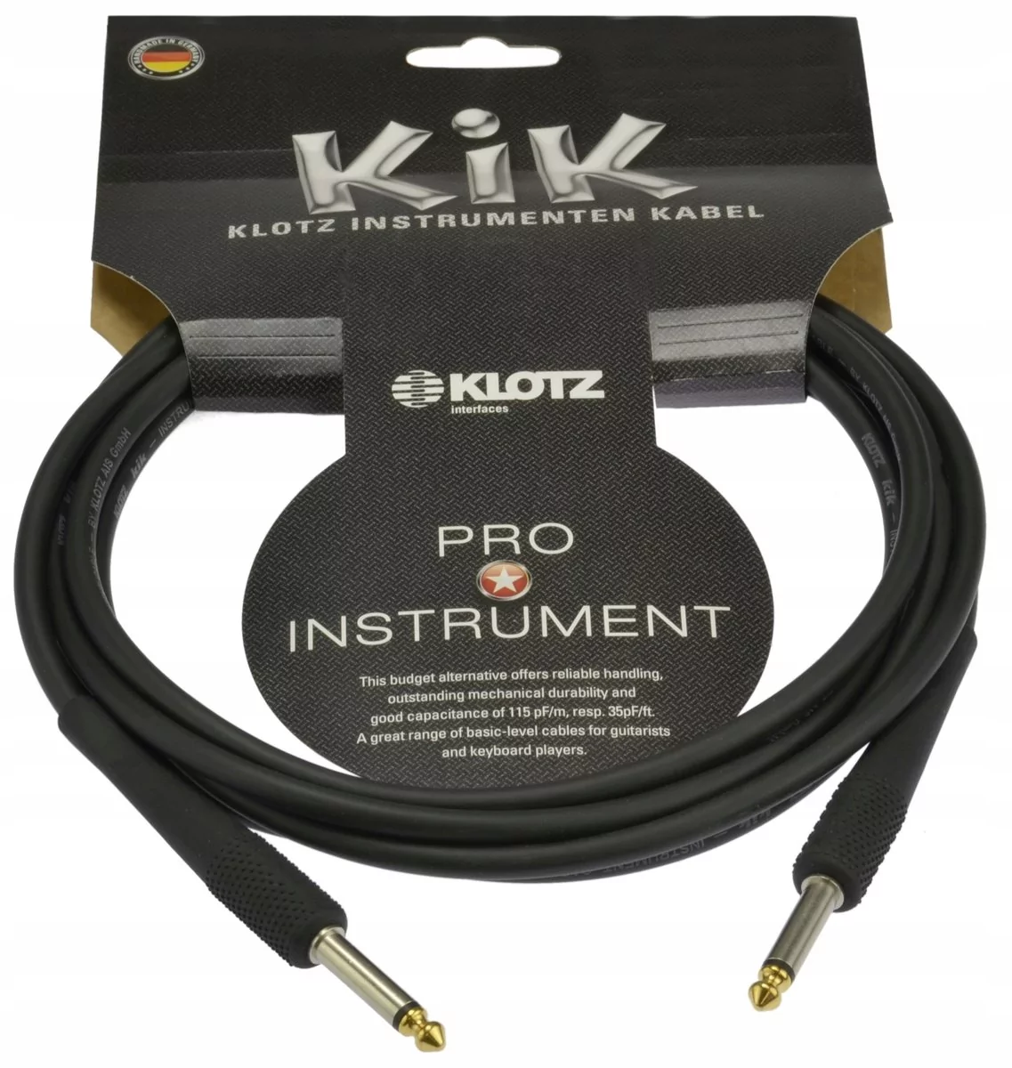 Klotz KIKG3.0PP1 Kabel instrumentalny KIKG30PP1