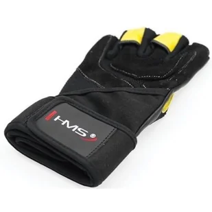 Rękawice fitness HMS RST01 ( XL) Czarno-żółty - Rękawice do ćwiczeń - miniaturka - grafika 1