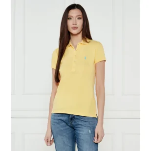 POLO RALPH LAUREN Polo JULIE Slim Fit pique - Koszulki i topy damskie - miniaturka - grafika 1