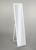 Lustra - Lustro stojące do garderoby skandynawskie 155x35,8 w białej ramie BD art - miniaturka - grafika 1