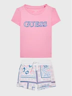 Spodenki damskie - Guess Komplet t-shirt i szorty sportowe A3GG07 K6YW3 Kolorowy Regular Fit - miniaturka - grafika 1