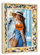 Ramki na zdjęcia - Ramka na zdjęcie 15x20 cm BAHIA Etniczna Boho - miniaturka - grafika 1