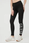 Legginsy - Guess Legginsy Damskie Czarne z Logo Klasyk XS Nma - GUESS - miniaturka - grafika 1