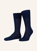 Skarpetki damskie - Falke Skarpety Luxury No. 9 blau - miniaturka - grafika 1
