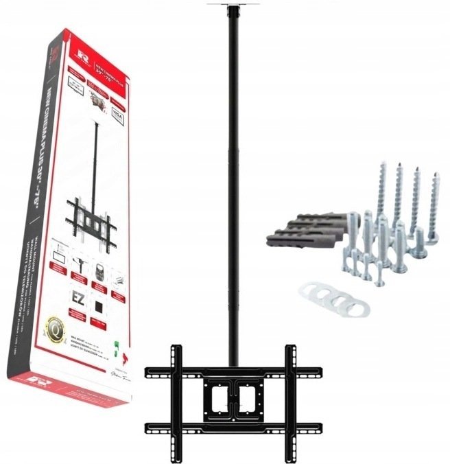Red Eagle Uchwyt sufitowy do TV 30-75 cali regulowany obrotowy VESA 600x400