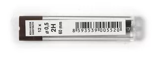 Koh-i-noor Koh-I-Noor Wkład GrafitTechniczny 0.5mm 2H 12szt 415202H005PK1204 - Akcesoria kreślarskie - miniaturka - grafika 1