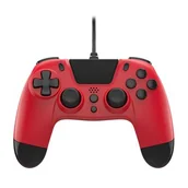 Kontrolery do Playstation - Gioteck Vx-4 Przewodowy kontroler (Sony PS4) - Czerwony kontroler Play 4, kontroler Gamepad Joystick dla PlayStation 4 kontroler gier z drutem Joypad Dualshock dla PS4 Slim/Pro - PlayStation 4 - miniaturka - grafika 1