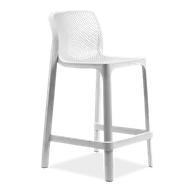 Fotele i krzesła ogrodowe - Hoker Nardi NET STOOL MINI Bianco - miniaturka - grafika 1