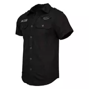 Odzież taktyczna i umundurowanie - Koszula z krótkim rękawem BRANDIT Luis Vintageshirt black RATY 0% | PayPo | GRATIS WYSYŁKA | ZWROT DO 100 DNI - miniaturka - grafika 1