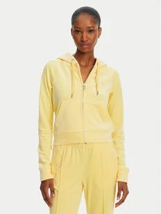 Juicy Couture Bluza Madison JCWA122001 Żółty Slim Fit - Bluzy damskie - miniaturka - grafika 1