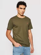 Koszulki męskie - Levi's T-Shirt Original Housemark 56605-0021 Zielony Standard Fit - miniaturka - grafika 1