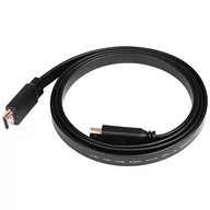 Kable komputerowe i do monitorów - Silverstone SST-CPH02B-1500 Premium 1.5m Kabel Ultra High Speed HDMI 4K v1.4a ARC 3D Ethernet czarny 40170 - miniaturka - grafika 1