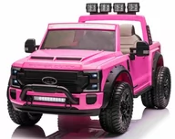 Pojazdy elektryczne dla dzieci - NoName Pojazd Ford Super Duty Różowy PA.SX2088.ROZ - miniaturka - grafika 1