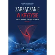 Psychologia - Wojciechowska-Filipek Sylwia, Mazurek-Kucha Beata Zarządzanie w kryzysie - miniaturka - grafika 1