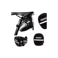 Sakwy rowerowe - Roswheel Sakwa pod siodełko 1,2L na rzep, czarna - miniaturka - grafika 1