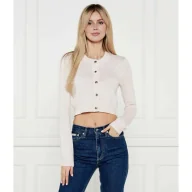Swetry damskie - GUESS Kardigan Cropped Fit - miniaturka - grafika 1