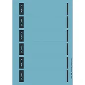 Etykiety do drukarek - Leitz Etykiety na grzbiecie do segregatorów standardowych i twardych tektur, 150 sztuk, krótki i wąski, 39 x 192 mm, papier, niebieski, 16862035 - miniaturka - grafika 1