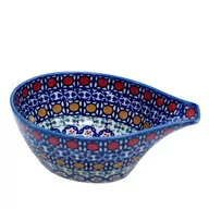 Świeczniki - Ceramiczna podstawka na łyżkę Ceramika Bolesławiec - miniaturka - grafika 1