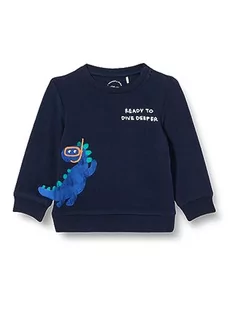 s.Oliver Bluza chłopięca z długim rękawem, niebieski, 92 - Bluzy dla chłopców - miniaturka - grafika 1