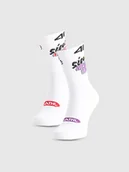 Skarpetki damskie - 4F Skarpety casual za kostkę (2-pack) damskie - multikolor 35-38 - miniaturka - grafika 1