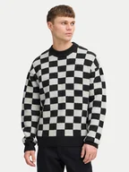 Swetry męskie - Solid Sweter Malloy 21108281 Czarny Regular Fit - miniaturka - grafika 1