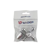 Akcesoria do armatury i ceramiki - Pokrętło chromowane RETRO WADEP - miniaturka - grafika 1