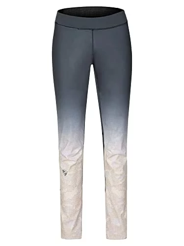 Ziener Damskie spodnie softshellowe NURA, długodystansowe spodnie | wiatroszczelne, elastyczne, ombre.beżowy camo, 38