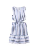 Sukienki i spódniczki dla dziewczynek - Mayoral Sukienka letnia 6982 Écru Regular Fit - miniaturka - grafika 1