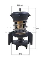 Termostaty - Termostat, płyn chłodzący Mahle TX 251 94D - miniaturka - grafika 1