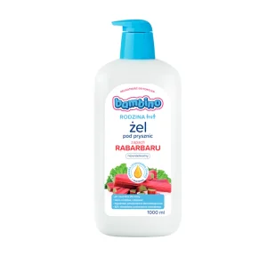 Bambino Rodzina Żel pod prysznic rabarbar 1000ml BAM-00054 - Kosmetyki kąpielowe dla dzieci - miniaturka - grafika 1