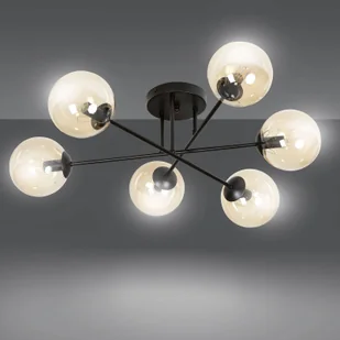 Emibig BRENDI 6B BL MIODOWY 833/6B lampa sufitowa 6x40W/E14 IP20 833/6B - Lampy sufitowe - miniaturka - grafika 6