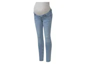 Spodnie ciążowe - esmara® Jeansy ciążowe z bawełną, Skinny Fit (jasnoniebieski denim, 36) - miniaturka - grafika 1