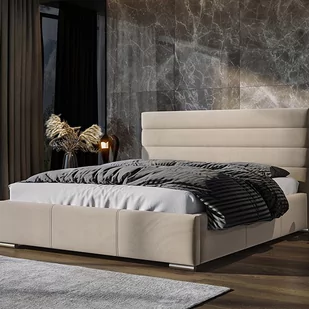 Łóżko SYLVI COMFORTEO tapicerowane : Rozmiar - 140x200, Tkanina - Grupa II, Pojemnik  - Bez pojemnika, Wysokość wezgłowia - 120 cm - Łóżka - miniaturka - grafika 1