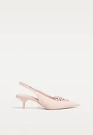 Czółenka - Stradivarius Czółenka na obcasie z gorsetem RÓŻOWY 39 - miniaturka - grafika 1