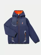 Odzież trekkingowa dziecięca - Aulp Kurtka softshell Sario Granatowy Regular Fit - miniaturka - grafika 1