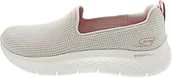 Kapcie damskie - Skechers Damskie kapcie GO Walk Flex, naturalny materiał/wykończenie, rozmiar 9, Naturalne wykończenie tekstylne, 42 EU - miniaturka - grafika 1