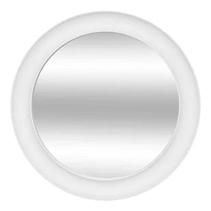 Lustro okrągłe SOLAL, biała rama, Ø 58 cm - Lustra - miniaturka - grafika 1