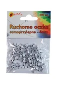 Prace ręczne dla dzieci - Ruchome oczka samoprzylepne 4 mm 200 szt Shan SO01 - miniaturka - grafika 1