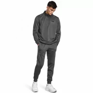 Spodnie sportowe męskie - Męskie spodnie treningowe Under Armour UA Armour Fleece Joggers - szare - UNDER ARMOUR - miniaturka - grafika 1