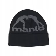 Czapki damskie - Czapka Zimowa Beanie Manto Big Logo Czarna R. Uniwersalny - miniaturka - grafika 1