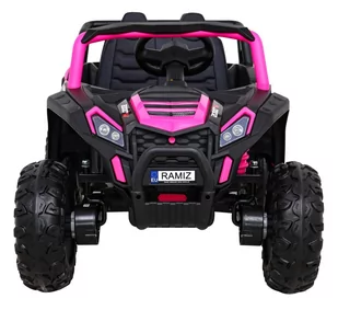 Buggy UTV 2000M Racing Auto na akumulator Różowy + MP3 Dźwięki Światła + Pilot + Wolny Start - Pojazdy elektryczne dla dzieci - miniaturka - grafika 1
