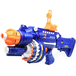 DUŻY KARABIN PISTOLET BLASTER 40 PIANKOWYCH NABOI - Zabawki militarne - miniaturka - grafika 1
