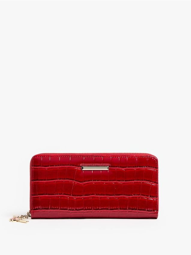 Mohito - Duży czerwony portfel - czerwony