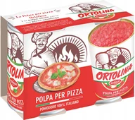 Sosy w słoikach - Ortolina Polpa per pizza sos do pizzy 2 x 400 g - miniaturka - grafika 1