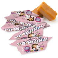 Cukierki - KRÓWKI podziękowanie dla gości upominek słodycze urodziny 1kg 65szt Koci Domek Gabi - miniaturka - grafika 1