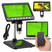 Mikroskopy i lupy - PRECYZYJNY MIKROSKOP CYFROWY ZOOM X1200 PRZYBLIŻENIE MONITOR HD, WIDOK W PC - miniaturka - grafika 1