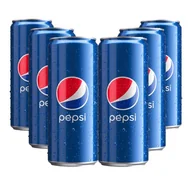 Napoje gazowane - Pepsi Napój gazowany o smaku cola 330 ml x 6 sztuk - miniaturka - grafika 1