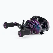 Kołowrotki - Abu Garcia Kołowrotek spinningowy multiplikator Revo Ike Shs LP Left czarno-fioletowy 1475707 - miniaturka - grafika 1